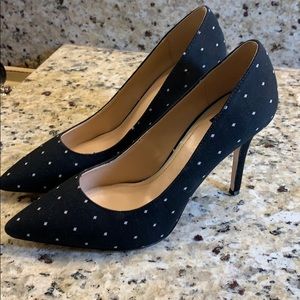 WHBM Black & White Pumps